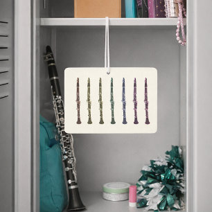 Désodorisant Pour Voiture Cadeau pour professeur de musique de clarinette mu
