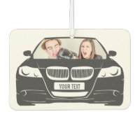 Cadre de voiture photo personnalisée amusant