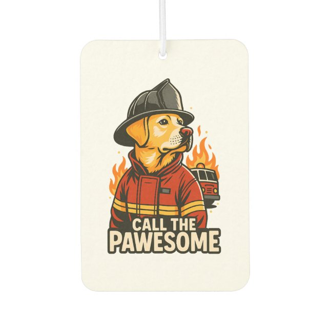 Désodorisant Pour Voiture Call the Pawesome Pet Humor (Devant)