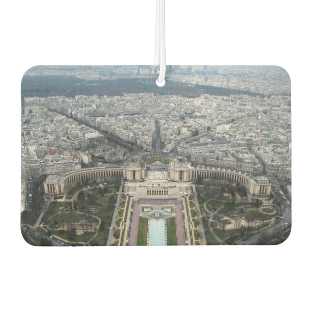 Désodorisant Pour Voiture Car Air Fresheners avec panorama de Paris (Devant)