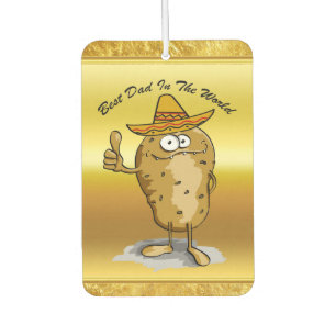 Désodorisant Pour Voiture Caractère de patate casquette sombrero mexicain