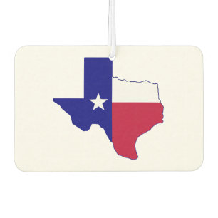 Désodorisant Pour Voiture Carte du drapeau du Texas
