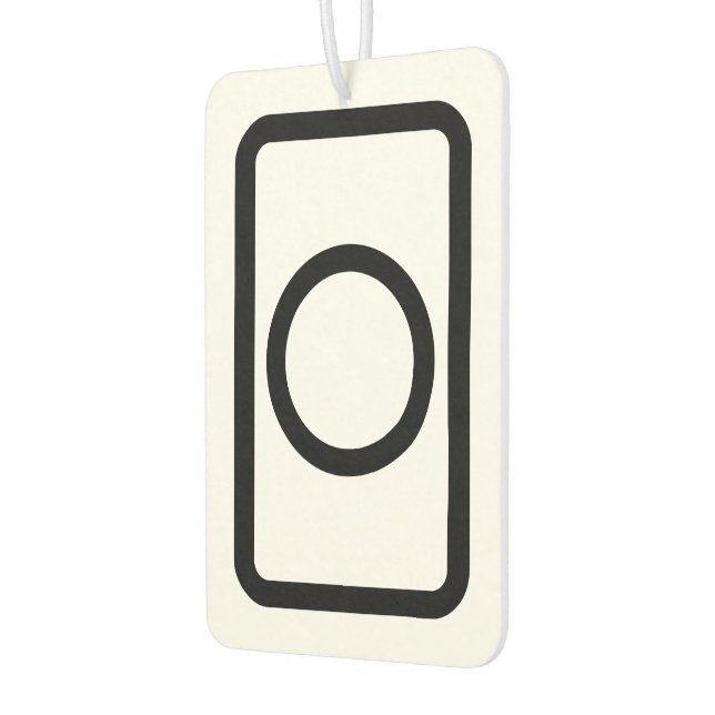 Désodorisant Pour Voiture Carte Zener | Cercle creux (Gauche)