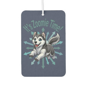 Désodorisant Pour Voiture C'est l'heure Zoomie Husky