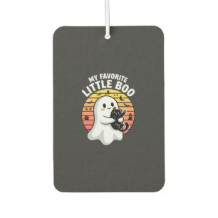 Désodorisant Pour Voiture Chat Little Boo fantôme d'Halloween