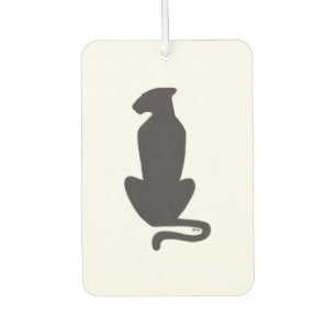 Désodorisant Pour Voiture Chat noir Silhouette voiture freshenseur d'air