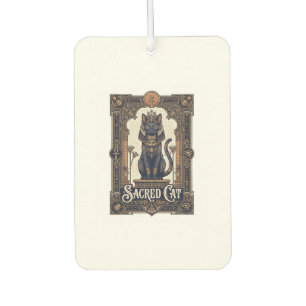 Désodorisant Pour Voiture Chat Sacré Chat Égypte Antique Vintage Vector Art
