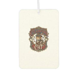 Désodorisant Pour Voiture Chat Steampunk Steampunk Chat Vintage