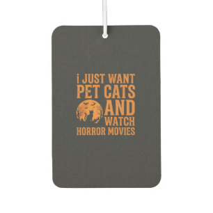 Désodorisant Pour Voiture Chats de compagnie Films d'horreur Conception Hall