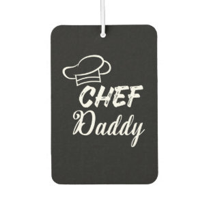 Désodorisant Pour Voiture Chef papa Cuisiner un cadeau Amateurs de nourr