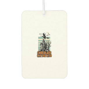 Désodorisant Pour Voiture Chemise Chocolat Sorcière Dessin de friandise d'Ha