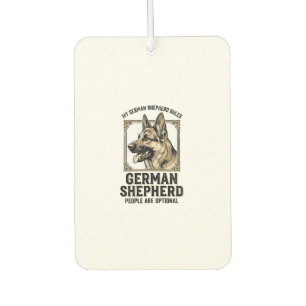 Désodorisant Pour Voiture Chemise de Berger Allemand pour les Amoureux de Ch