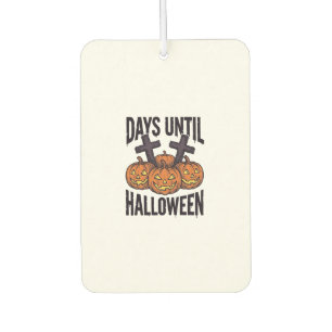 Désodorisant Pour Voiture Chemise de compte à rebours d'Halloween Dessin de