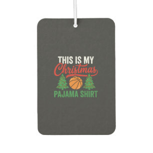 Désodorisant Pour Voiture Chemise de pyjama de Noël de basket-ball