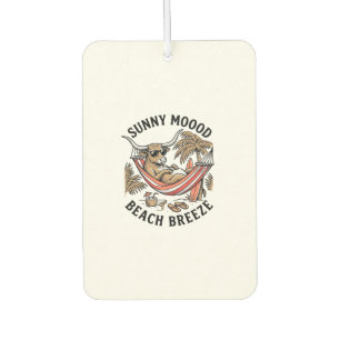 Désodorisant Pour Voiture Chemise de vache de plage Art animal de ferme d'ét