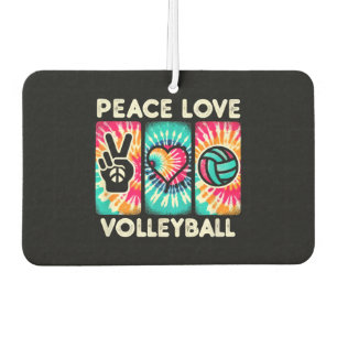 Désodorisant Pour Voiture Chemise De Volley-Ball Pour Ados Filles Peace Love