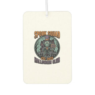 Désodorisant Pour Voiture Chemise de zombie Halloween drôle de l'équipe Spoo
