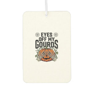 Désodorisant Pour Voiture Chemise drôle de pumpkin yeux de mes citrouilles H