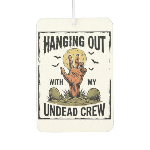 Désodorisant Pour Voiture Chemise drôle de zombie pour les fans d'horreur Vi