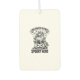 Désodorisant Pour Voiture Chemise Halloween Alpaga Crâne Vintage Dessin Citr