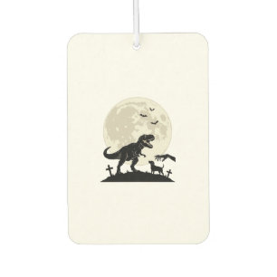 Désodorisant Pour Voiture Chemise silhouette de cimetière de chien dinosaure