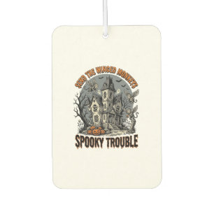 Désodorisant Pour Voiture Chemises de Halloween Monstres Ailés Effrayants_1