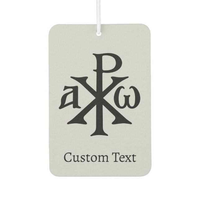 Désodorisant Pour Voiture Chi Rho Christogram (Devant)