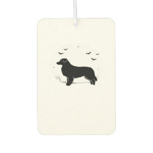 Désodorisant Pour Voiture Chien Berger Australien � Silhouette de la Lune d'