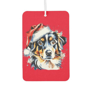 Désodorisant Pour Voiture Chien de Noël mignon
