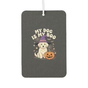 Désodorisant Pour Voiture Chien d'Halloween Mon chien est mon amour