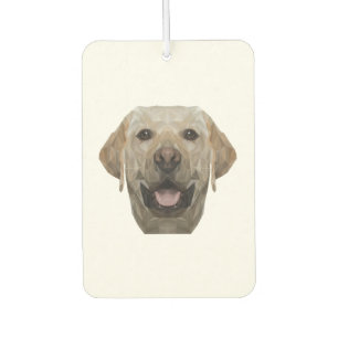 Désodorisant Pour Voiture Chien Polygone Papa Chien Maman Dogfather Labrador
