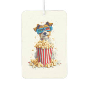Désodorisant Pour Voiture Chien soirée cinéma Popcorn Pup