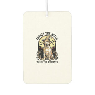 Désodorisant Pour Voiture Chien sorcière Labrador Halloween Vintage Retrieve