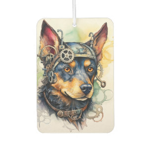 Désodorisant Pour Voiture Chien Steampunk Kelpie Australien