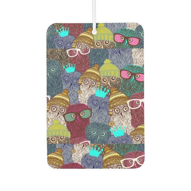 Désodorisant Pour Voiture Chouette dans la couronne (Devant)