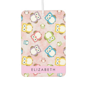 Désodorisant Pour Voiture Chouettes mignonnes, Chouette Motif, Chouettes col