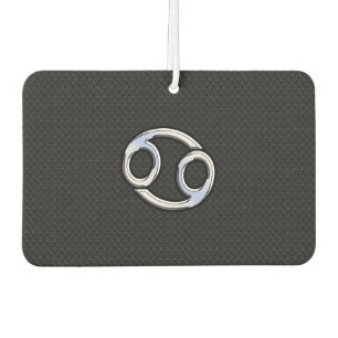 Désodorisant Pour Voiture Chrome comme cancer Symbole Zodiaque sur le style