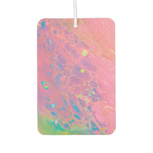 Désodorisant Pour Voiture Ciel sur Vénus Coral Rose Galaxy Acrylique Pour