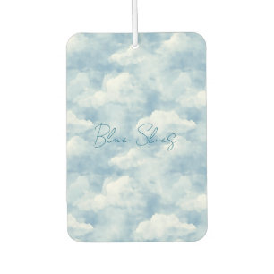 Désodorisant Pour Voiture Cieux bleus Nuages Tropicaux Fleurs blanches