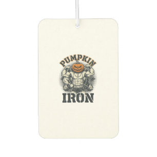 Désodorisant Pour Voiture Citrouille Fer Vintage Bodybuilding Design Hallowe