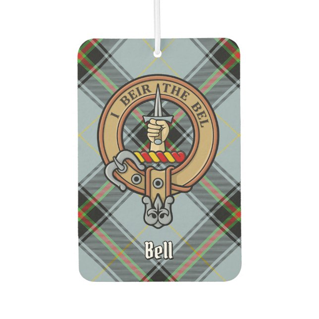 Désodorisant Pour Voiture Clan Bell Tartan (Devant)