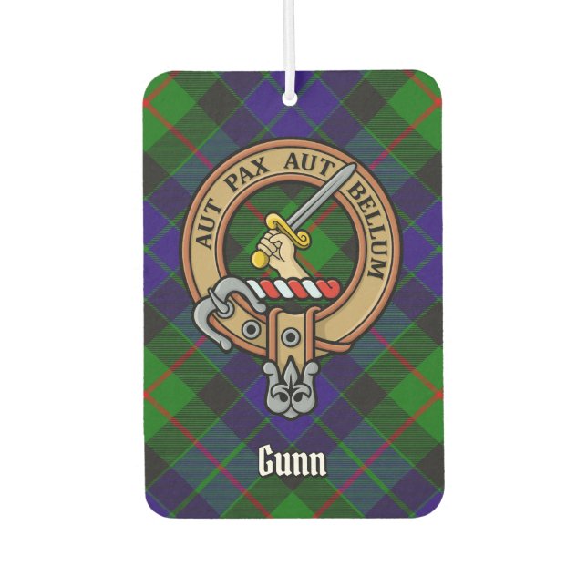 Désodorisant Pour Voiture Clan Gunn Crest (Devant)
