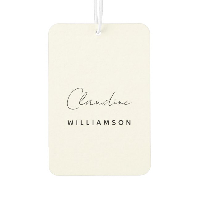 Désodorisant Pour Voiture Claudine Williamson (Dos)