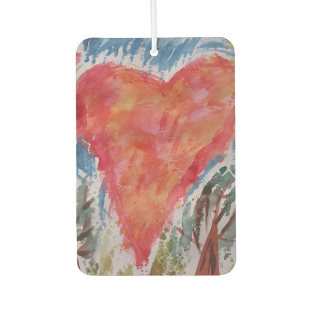 Désodorisant Pour Voiture Coeur de la planète Freshener Air (Devant)