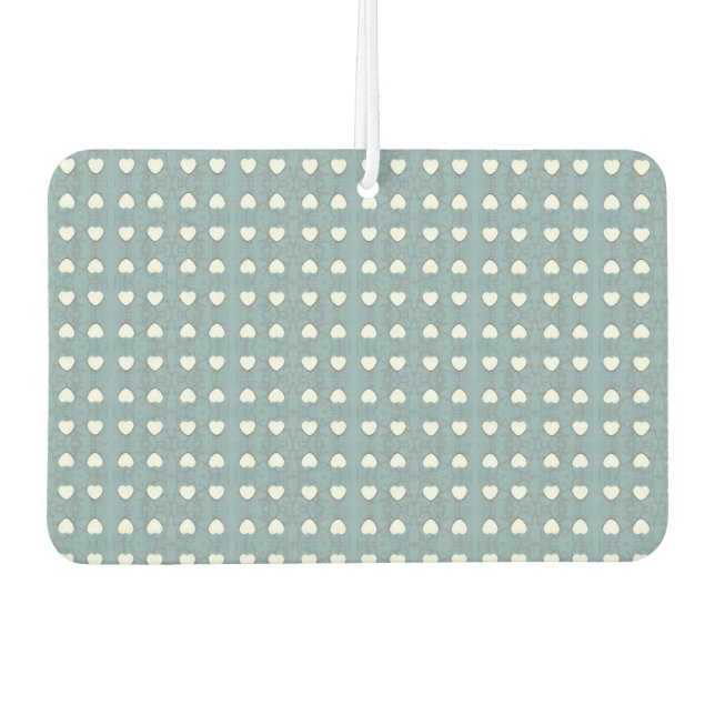 Désodorisant Pour Voiture Coeurs de Marshmallow (Devant)