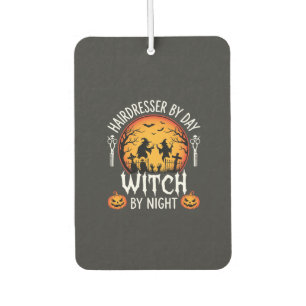 Désodorisant Pour Voiture Coiffeuse Halloween le jour sorcière la nuit