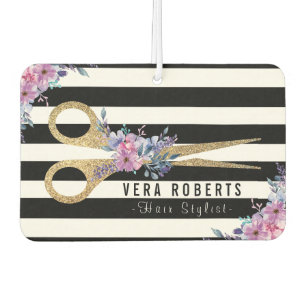 Désodorisant Pour Voiture Coiffeuse Styliste Parties scintillant Ciseau Beau