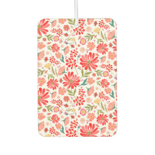 Désodorisant Pour Voiture Coloré Fleur sauvage Été Floral Blanc
