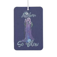 "Comme ci-dessous" Crone Moon Goddess Pagan Art
