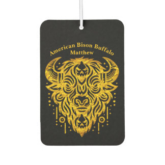 Désodorisant Pour Voiture Conception complexe de bisons avec éléments tribau